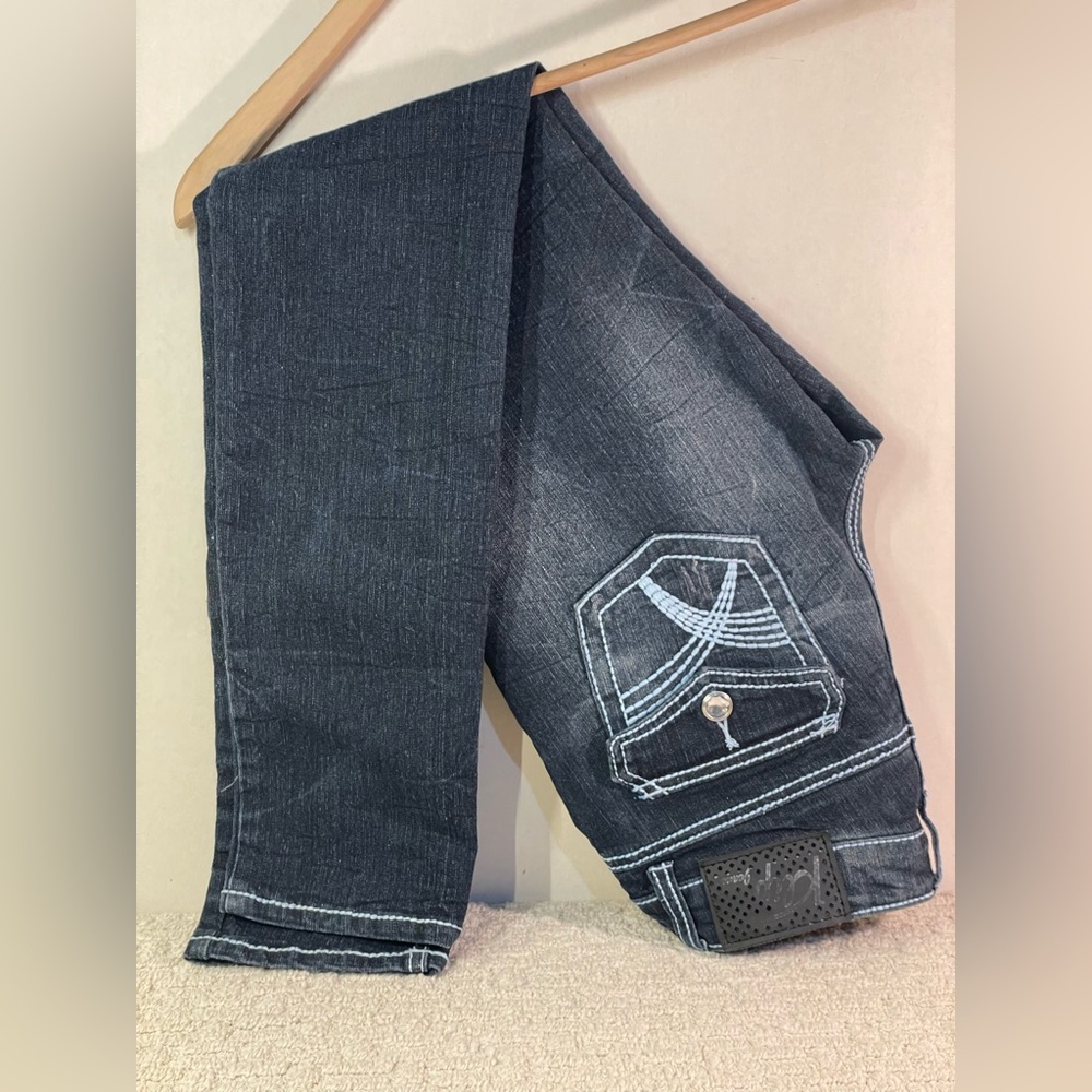 Klip Jeans with Rhinestone Pockets